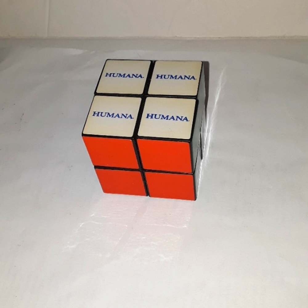 RARE VINTAGE FULL SIZE HUMANA HEALTH RUBIX CUBE